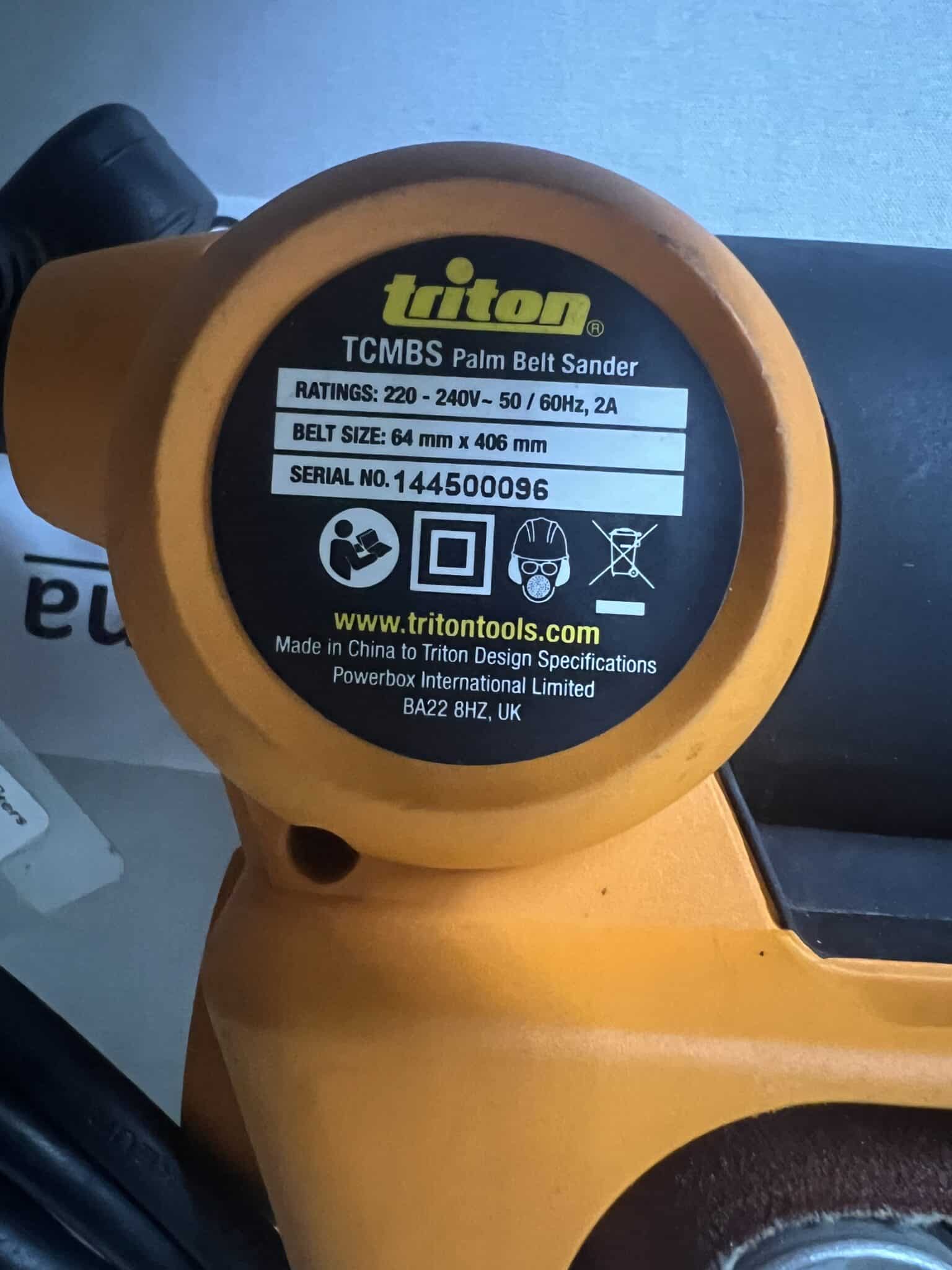 Triton Palm Belt Sander Sander Belt Cash Converters