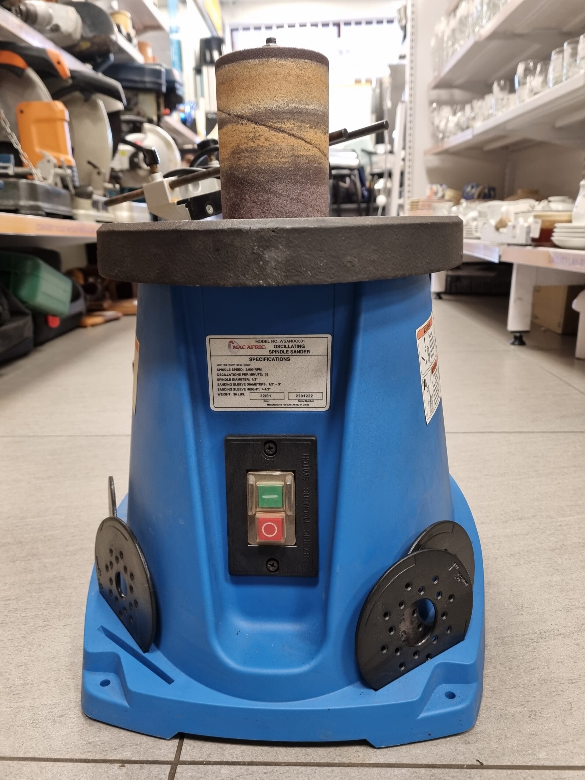 Mac Afric Table Top Oscillating Spindle Sander Cash Converters