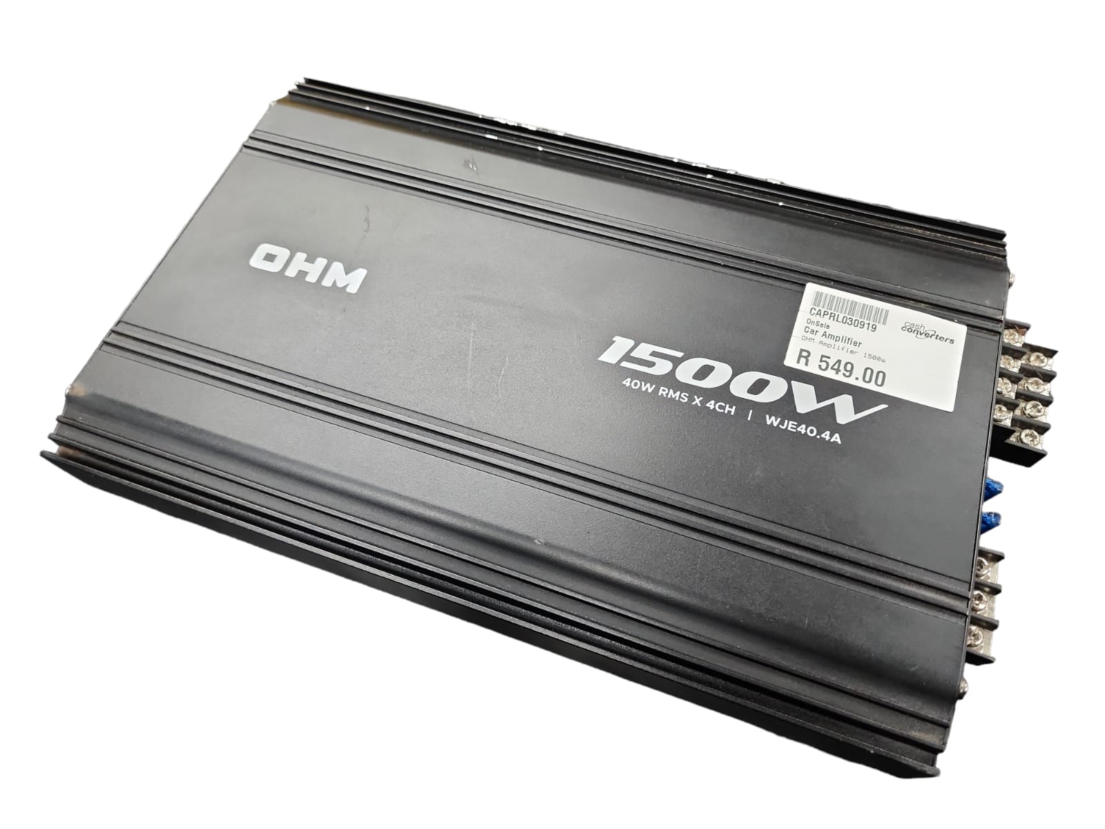 Ohm Amplifier 1500W Cash Converters