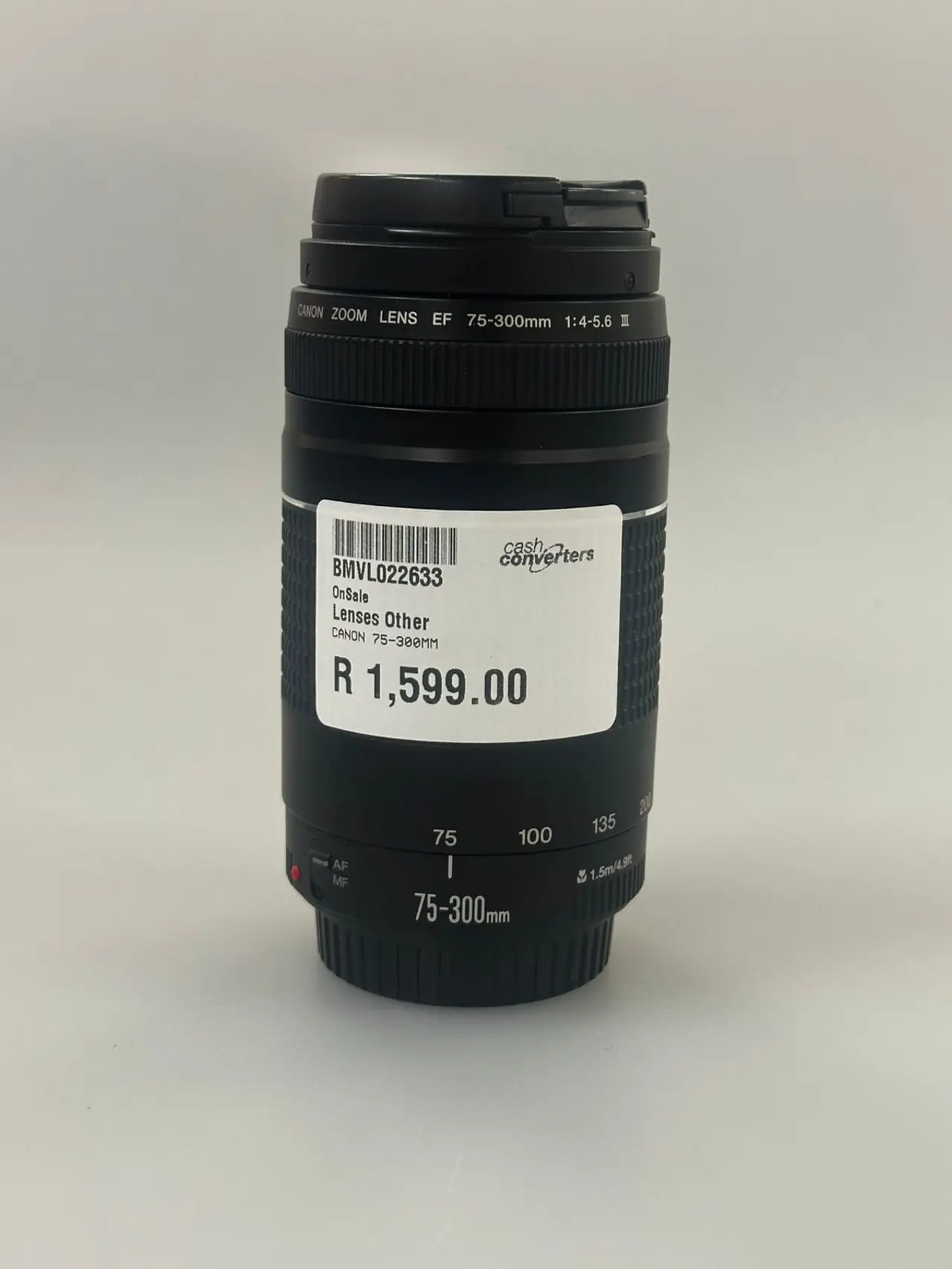 Canon R100 NEW Canon EF 75-300mm F/4-5.6 III Telephoto Zoom