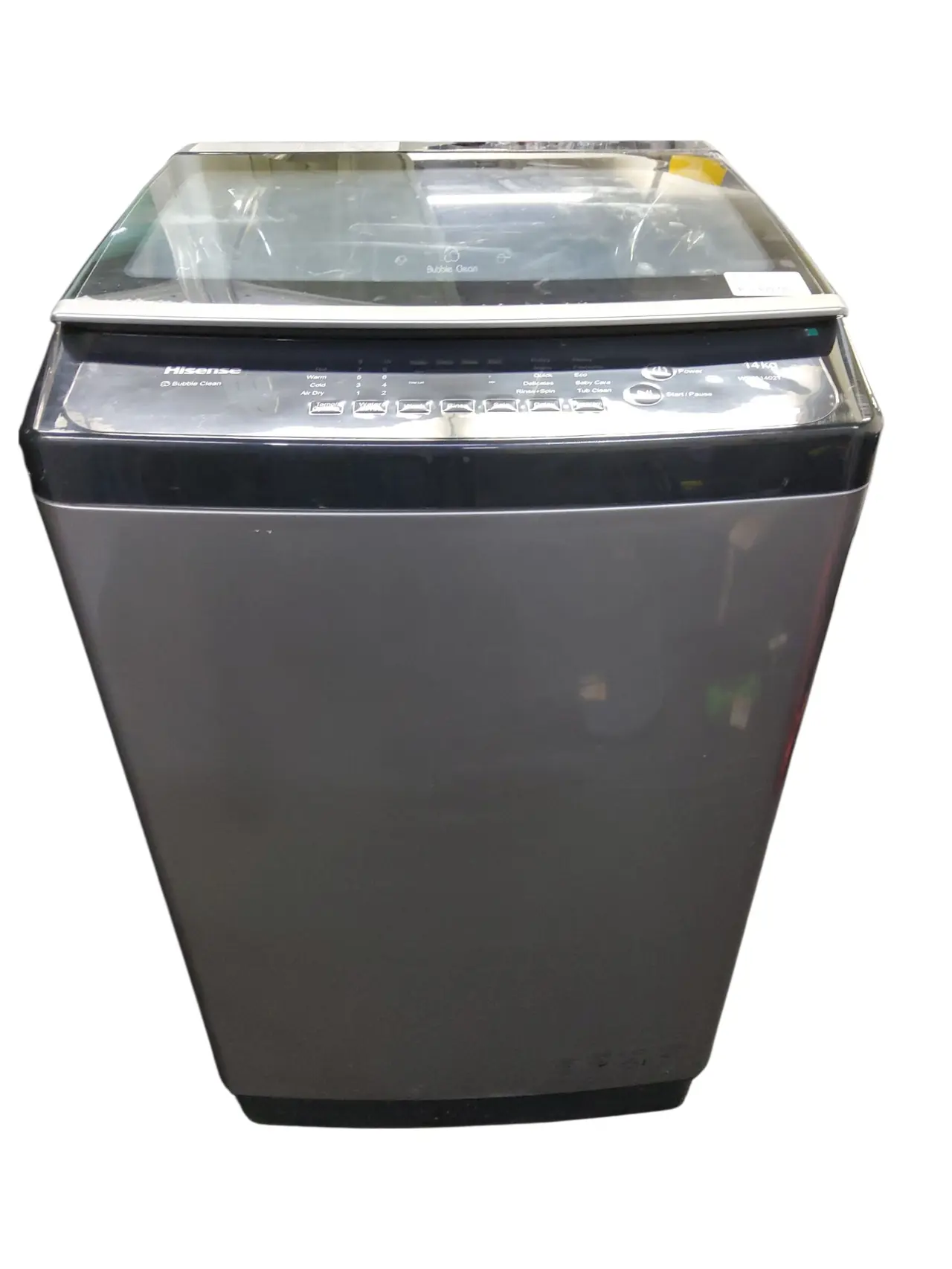 washin Hisense 14Kg Top Loader Washing Machine With Led Display