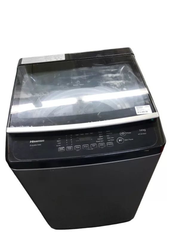 washin Hisense 14Kg Top Loader Washing Machine With Led Display