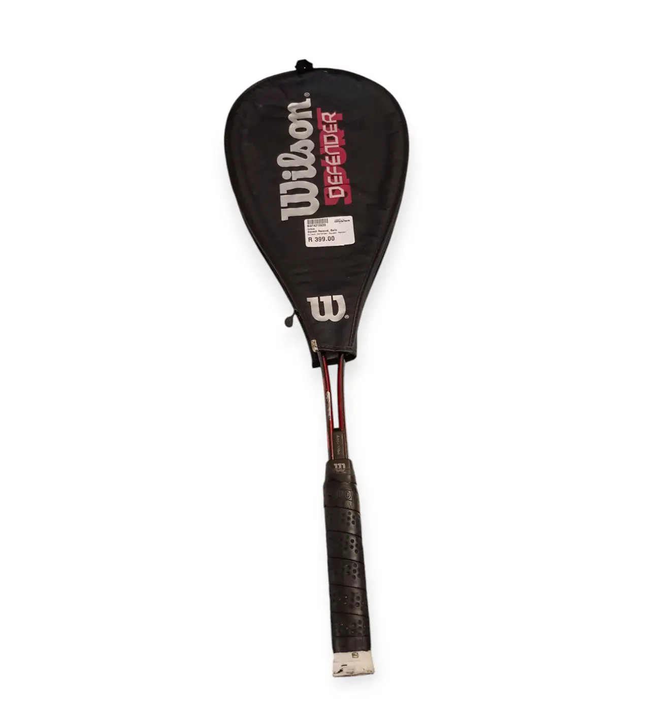 Wilson Defender Squash Racket With Cover - Cash Converters