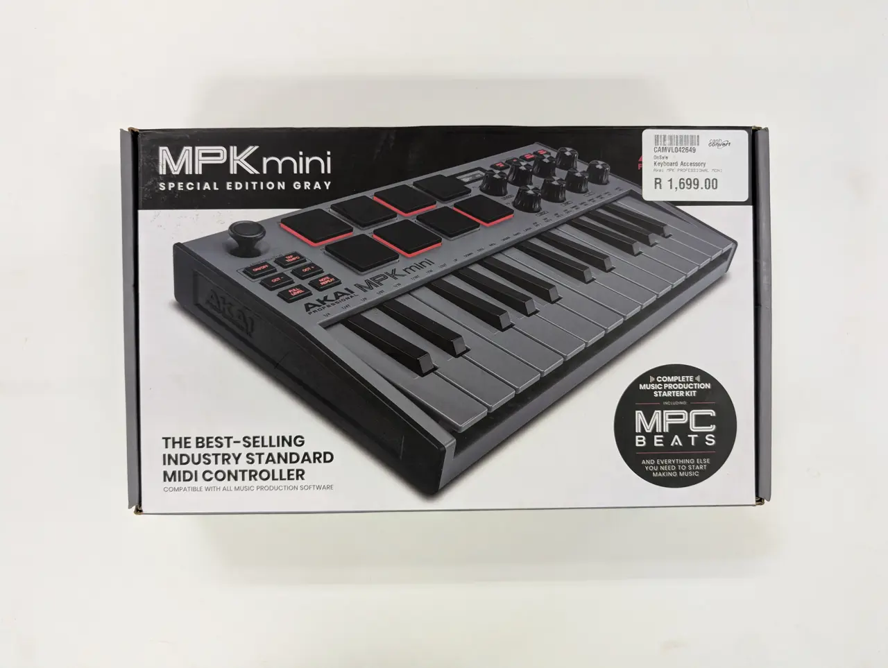 DTM・DAW AKAI MPK mini special edition gray Akai MPK Mini MKIII 25-Key Mini MIDI Controller - Special