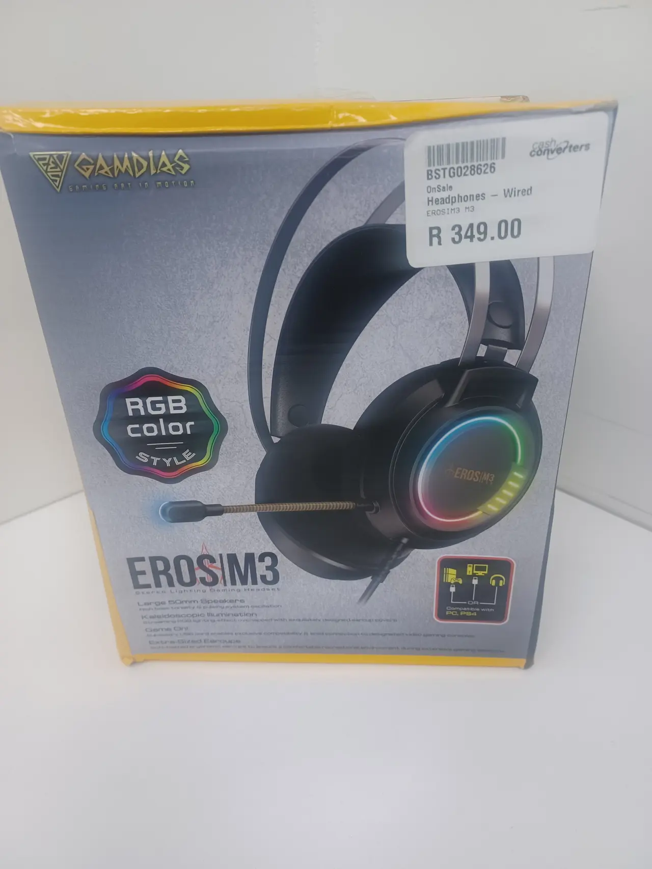 ヘッドホン GAMDIAS EROS M3 Gaming Headset EROS M3 Amazon.co.jp: GAMDIAS EROS M3 ゲーミング ヘッドセット